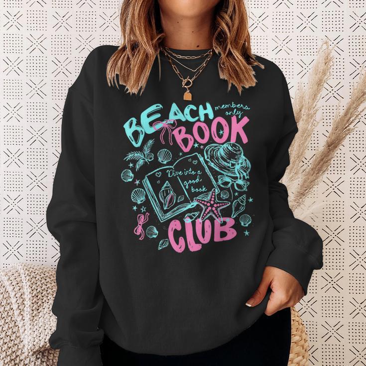 Beach Book Club Summer Book Lover Reading Summer Sayin Quote Sweatshirt Gifts for Her Beach Book Club Summer Book Lover Reading Summer Sayin Quote Sweatshirt Gifts for Her