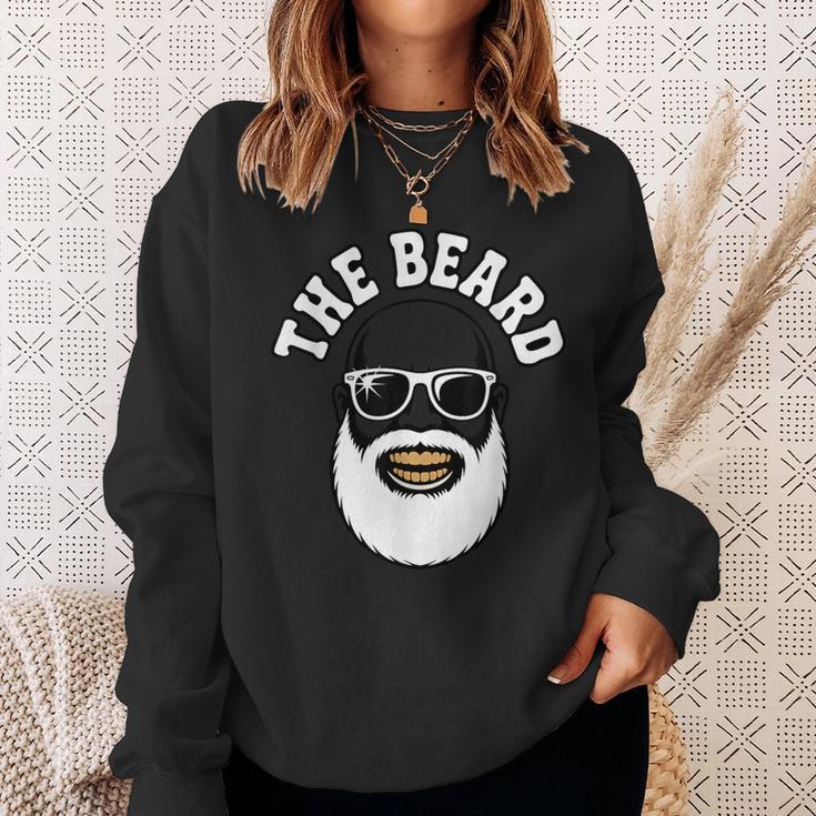 The Beard 白髭 サングラス スカル風 メンズ バーバー スタイル アイコン スウェットシャツ 彼女への贈り物