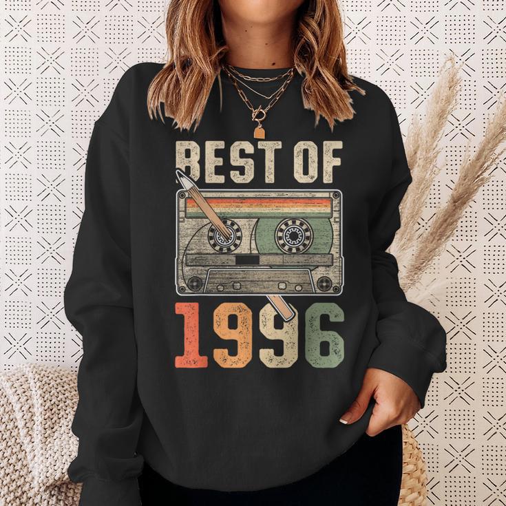 Best Of 1996 オールド・カセット 30歳の誕生日 レトロ スウェットシャツ 彼女への贈り物