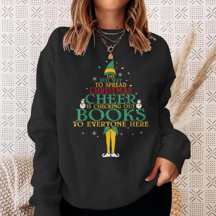 The Best Way To Spread Christmas Cheer Is Checking Out Books Sweatshirt Gifts for Her The Best Way To Spread Christmas Cheer Is Checking Out Books Sweatshirt Gifts for Her