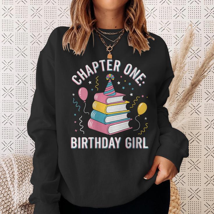 Birthday Girl Chapter One Book Themed Sweatshirt Gifts for Her
