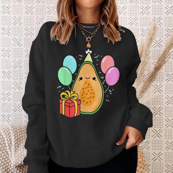 Birthday Papaya For Papaya Loverバースデーパパイヤ・フォー・パパイヤ・ラバー スウェットシャツ 彼女への贈り物