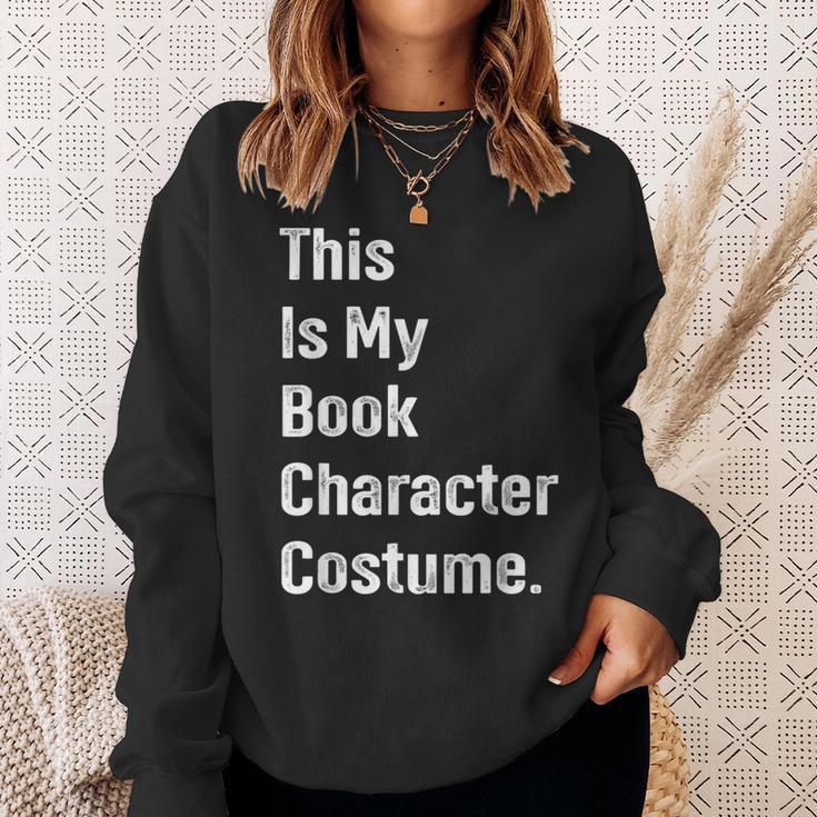 This Is Book Character Costume Easy Lazy DIY Halloween Party Sweatshirt Gifts for Her This Is Book Character Costume Easy Lazy DIY Halloween Party Sweatshirt Gifts for Her