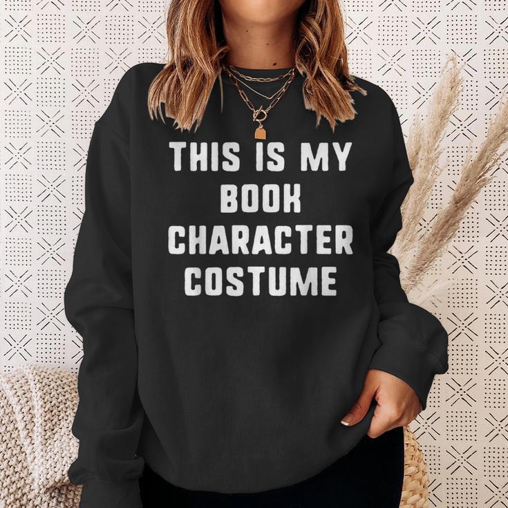 This Is My Book Character Costume Halloween Easy Kids Adult Sweatshirt Gifts for Her