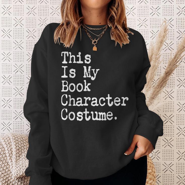 This Is My Book Character Costume Lazy Halloween Costume Sweatshirt Gifts for Her