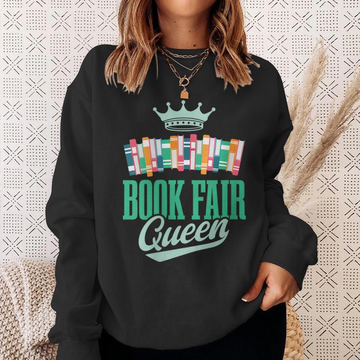 Book Fair Queen Literature School Book Fair Event Sweatshirt Gifts for Her