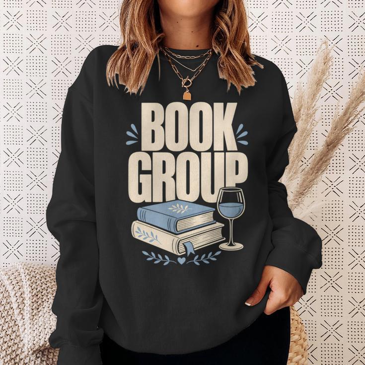Book Group Reader Club Crew Cozy Nights Book Club Sweatshirt Gifts for Her