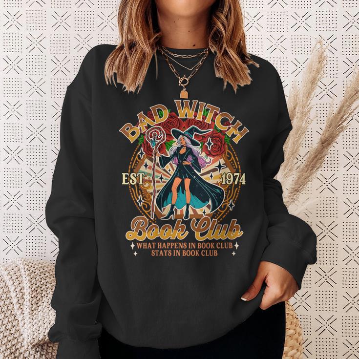 Book Lover Bookish Witchy Reading Bad A Witch Book Club Sweatshirt Gifts for Her Book Lover Bookish Witchy Reading Bad A Witch Book Club Sweatshirt Gifts for Her