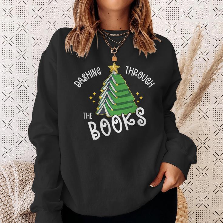 Book Lover Christmas Tree Holiday Reading Love To Read Sweatshirt Gifts for Her Book Lover Christmas Tree Holiday Reading Love To Read Sweatshirt Gifts for Her