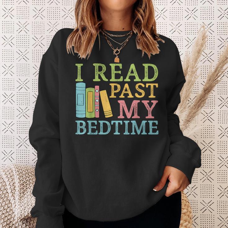 Book Lover I Read Past My Bedtime Bookworm Reader Librarians Sweatshirt Gifts for Her Book Lover I Read Past My Bedtime Bookworm Reader Librarians Sweatshirt Gifts for Her