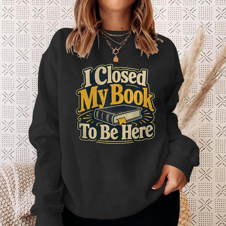 Book Lover Reader Librarian Teacher Reading Humor Sweatshirt Gifts for Her