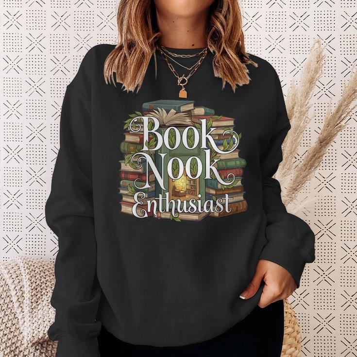 Book Nook Enthusiast Cozy Library Reader Collector Sweatshirt Gifts for Her Book Nook Enthusiast Cozy Library Reader Collector Sweatshirt Gifts for Her