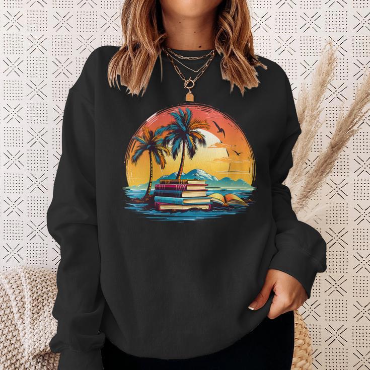 Book Paradise Tropical Island Beach Ocean Summer Reading Sweatshirt Gifts for Her Book Paradise Tropical Island Beach Ocean Summer Reading Sweatshirt Gifts for Her