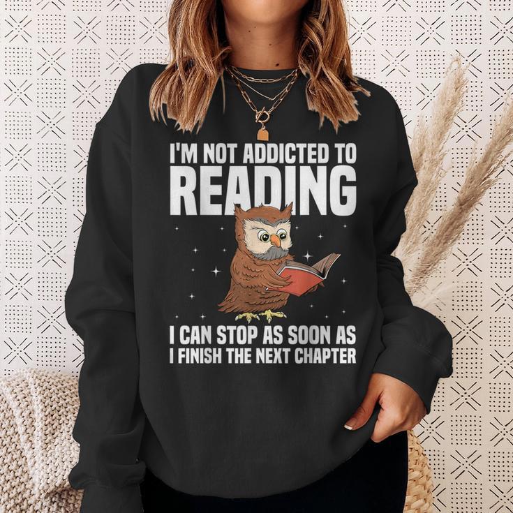 Book Reader Art For Men Women Bookish Book Nerd Lover Sweatshirt Gifts for Her