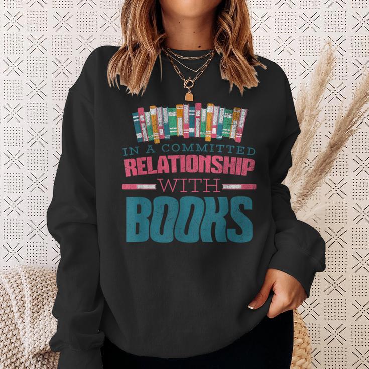 Book Reader Bookish Booktok Reading Cute Sarcastic Sweatshirt Gifts for Her