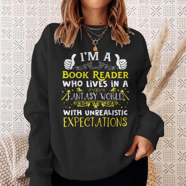 Im a Book Reader Fantasy World Funniest Design Sweatshirt Gifts for Her Im a Book Reader Fantasy World Funniest Design Sweatshirt Gifts for Her