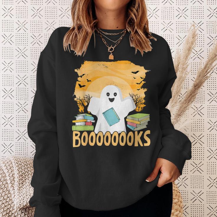 Book Reading Club Halloween Book Lovers Spooky Librarians Sweatshirt Gifts for Her