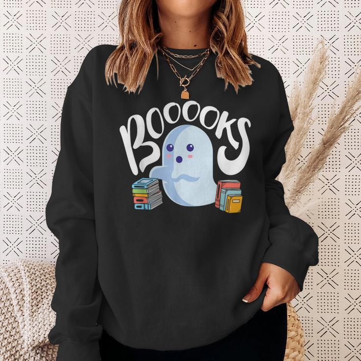 Book Reading Lover Halloween Ghost Librarian Reading Club Sweatshirt Gifts for Her Book Reading Lover Halloween Ghost Librarian Reading Club Sweatshirt Gifts for Her