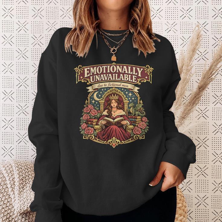 Book Reading Outfit Woman Romantasy And Romance Dress Reader Sweatshirt Gifts for Her
