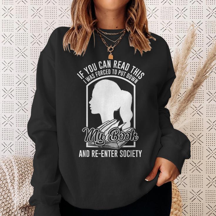 Book Society Library Literature Reading Books Lover Bookworm Sweatshirt Gifts for Her