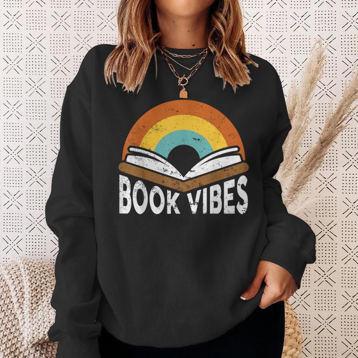 Book Vibes Bookworm Writer Sweatshirt Gifts for Her