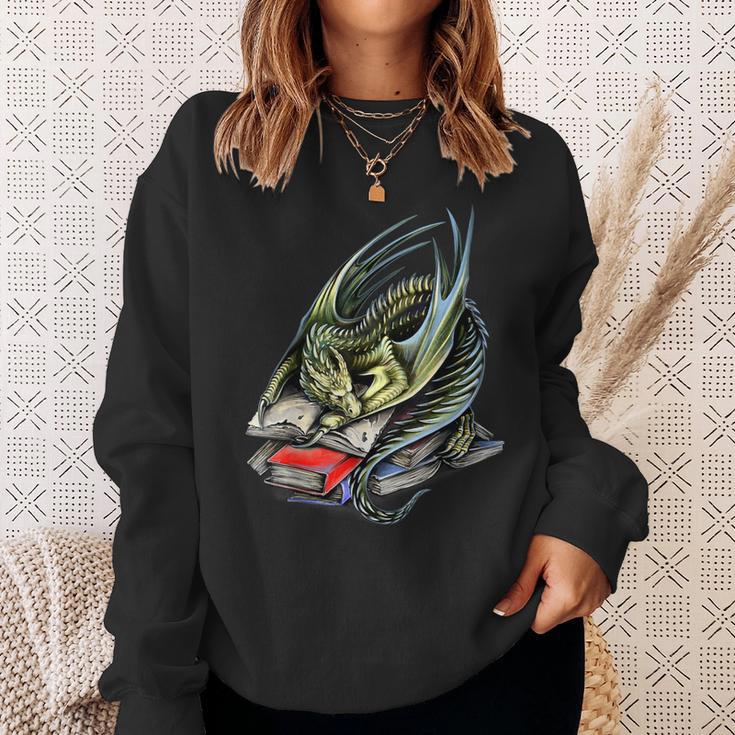 Book Wyrm Magical Dragon Book Worm Reading Tee T-Shirt Sweatshirt Gifts for Her