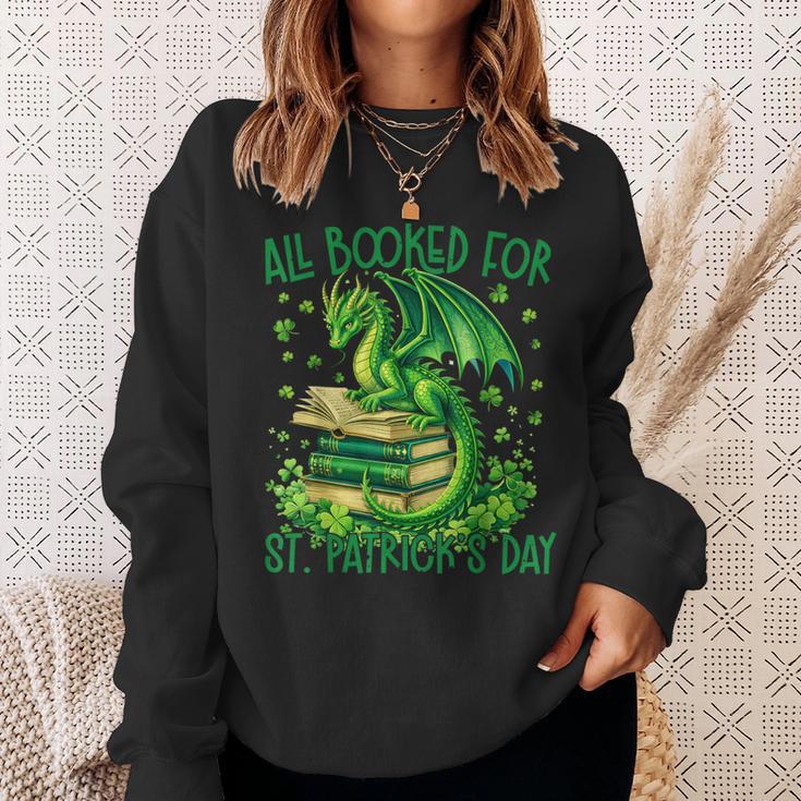 All Booked For St Patrick's Day Fun Dragon For Men Women Kid Sweatshirt Gifts for Her