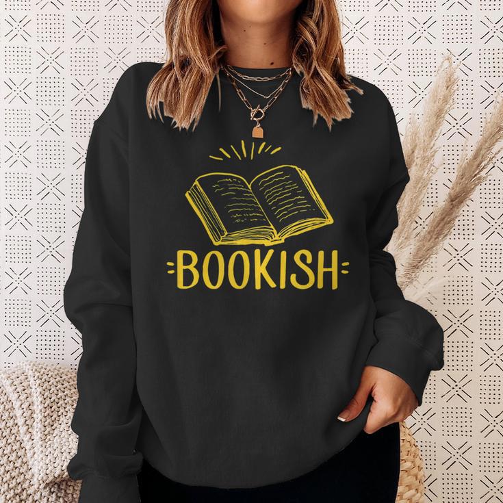 Bookish Book Reading Literary Advocate Teacher Librarian Men Women Sweatshirt Gifts for Her