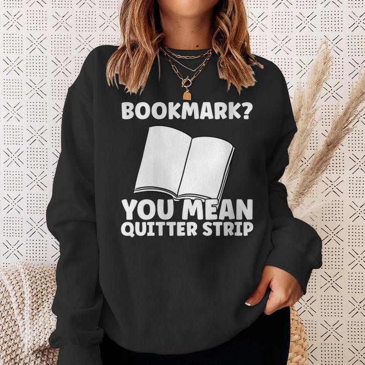 Bookmark Book Reader Sweatshirt Gifts for Her