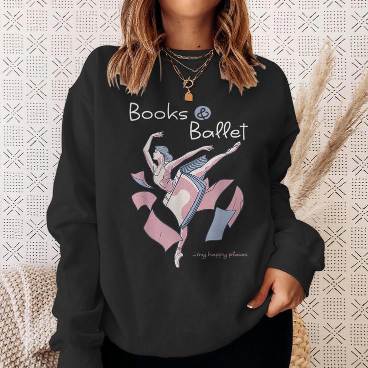 Books & Ballet Sweatshirt Gifts for Her
