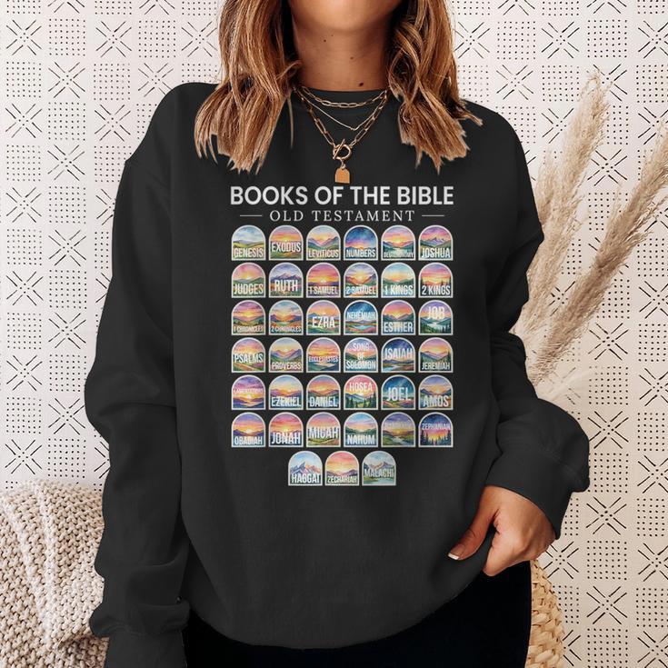 Books Of The Bible Old Testament Christian Bible Reader Sweatshirt Gifts for Her