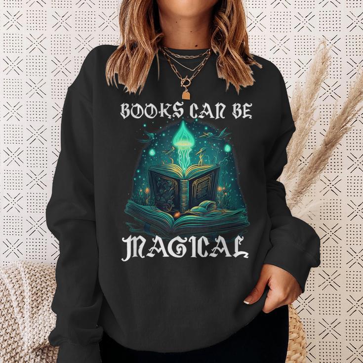Books Can Be Magical Fun Creative Unique For Readers Sweatshirt Gifts for Her Books Can Be Magical Fun Creative Unique For Readers Sweatshirt Gifts for Her