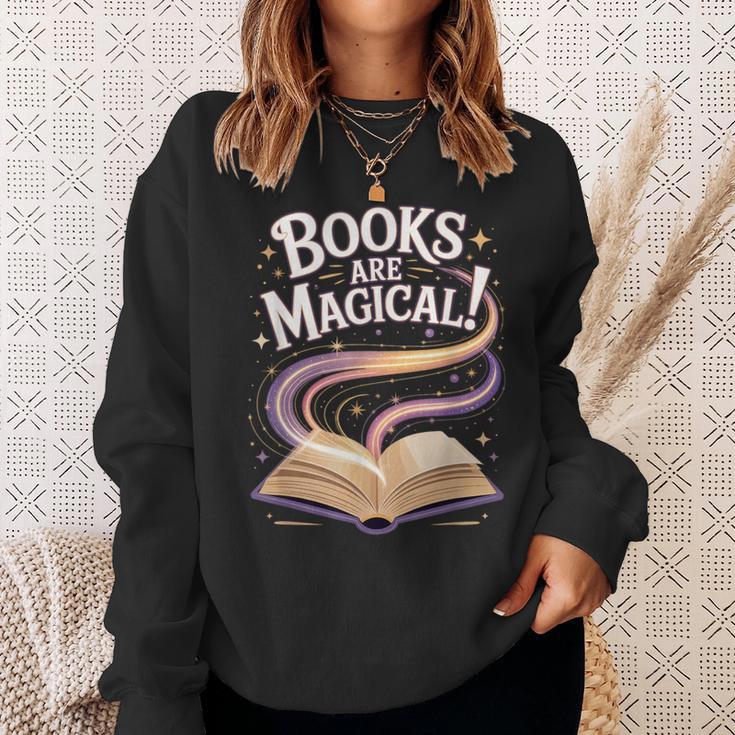 Books Are Magical Sweatshirt Gifts for Her