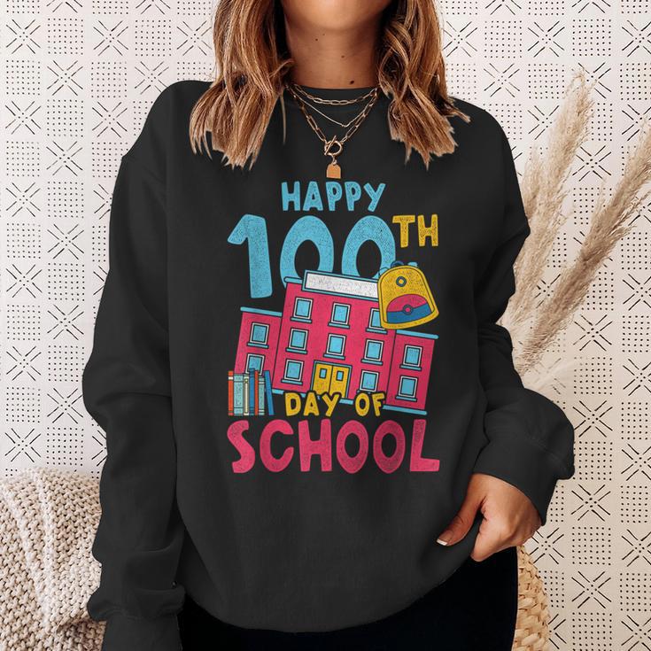 Books School Backpack Student Teacher 100 Days Of School For Men Women Kids Sweatshirt Gifts for Her