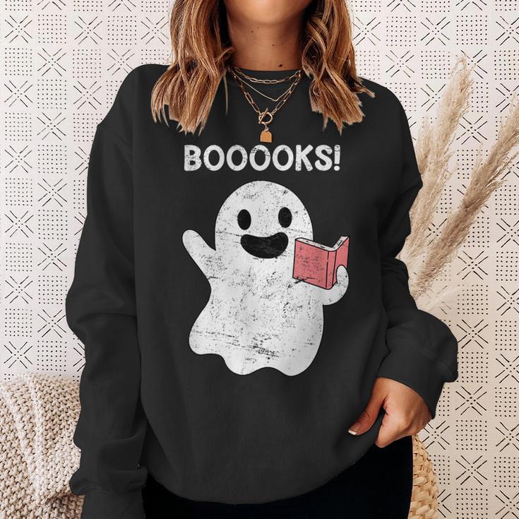 Books Spirit Books Spirit Books Ghost Sweatshirt Gifts for Her
