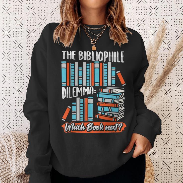 Bookworm For a Bibliophile Book Nerd Sweatshirt Gifts for Her