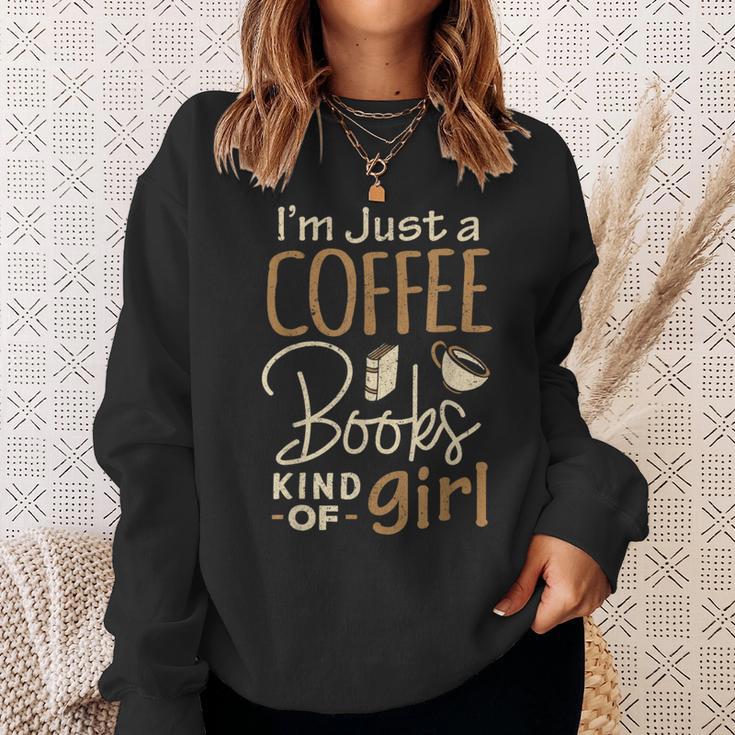 Bookworm Shirt I'm Just A Coffee Books Lover Women Girl Tee Sweatshirt Gifts for Her Bookworm Shirt I'm Just A Coffee Books Lover Women Girl Tee Sweatshirt Gifts for Her