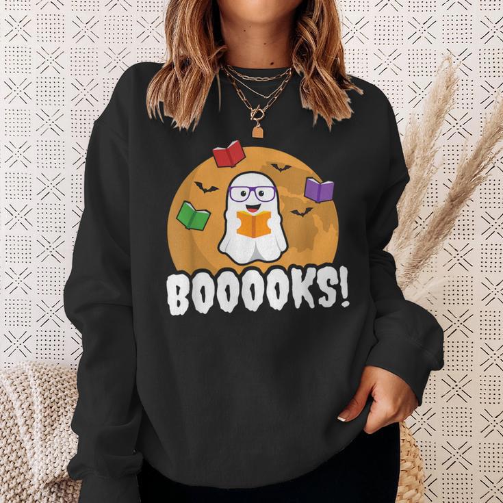Booooks GhostShirt Boo Read Books Library Sweatshirt Gifts for Her Booooks GhostShirt Boo Read Books Library Sweatshirt Gifts for Her