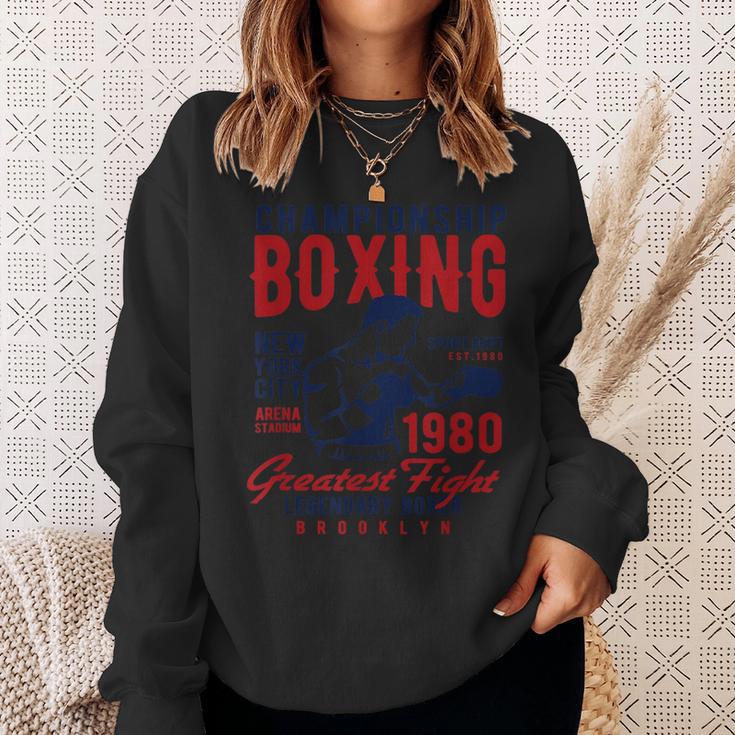 Boxing 伝説のボクサー 最大の戦い チャンピオンシップ ボクシング スウェットシャツ 彼女への贈り物