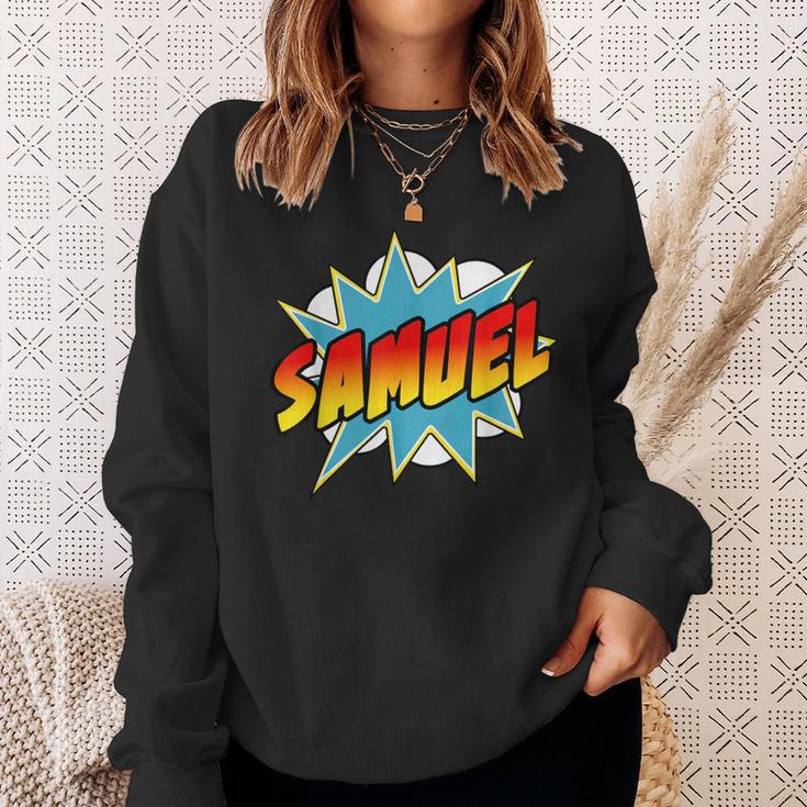 Boys Samuel Comic Book Superhero Name Sweatshirt Gifts for Her