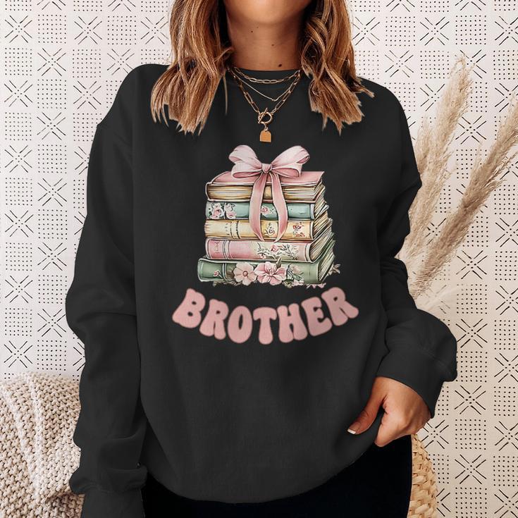 Brother Book First Chapter Birthday Family Matching Party Sweatshirt Gifts for Her