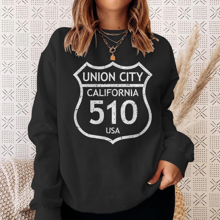 California Area Code 510 Union City Ca Hometate スウェットシャツ 彼女への贈り物
