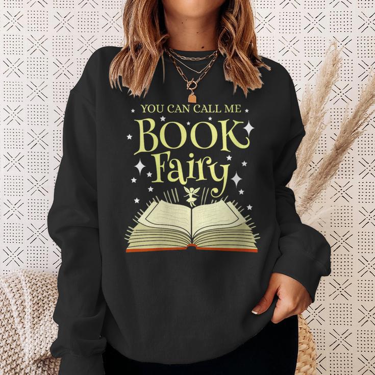 You Can Call Me Book Fairy Librarian Sweatshirt Gifts for Her