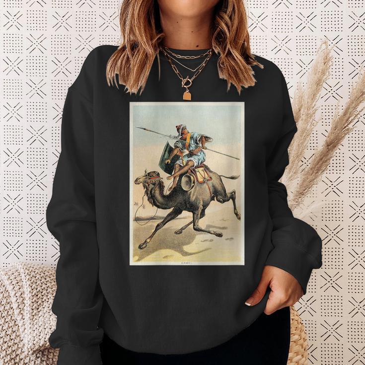 Camel Johnson's Household Book Nature African Muslim Warrior Sweatshirt Gifts for Her