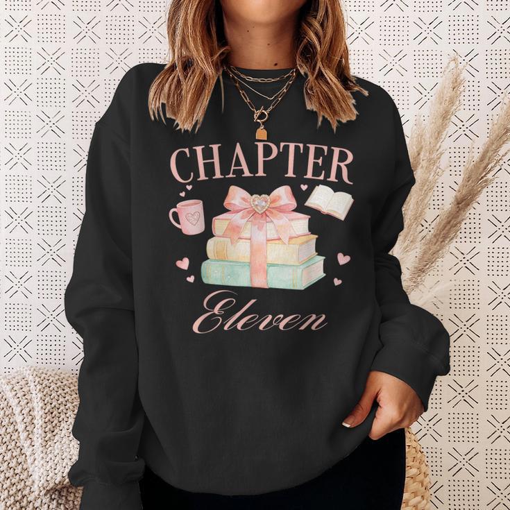 Chapter 11th Birthday Bookworm 11 Years Old Cute Book Loves Sweatshirt Gifts for Her