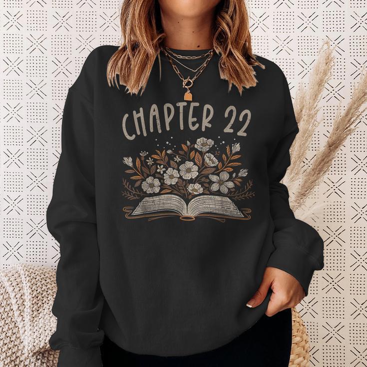 Chapter 22nd Birthday Bookworm 22 Years Old For Book Lovers Sweatshirt Gifts for Her Chapter 22nd Birthday Bookworm 22 Years Old For Book Lovers Sweatshirt Gifts for Her