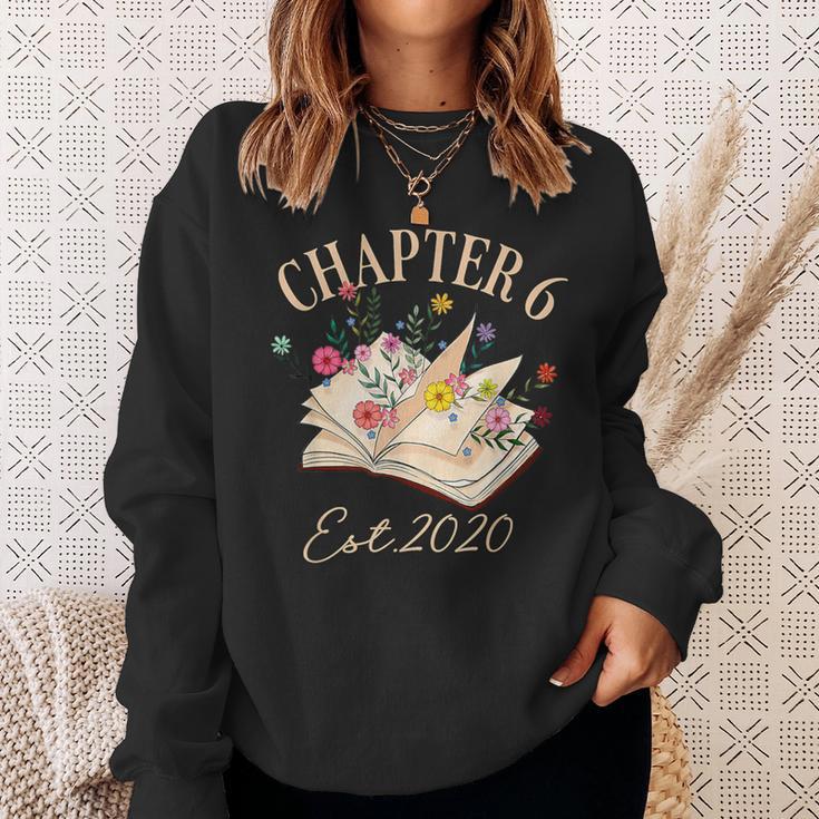 Chapter 6 Years Old For Book Lover 6th Birthday Bookworm Sweatshirt Gifts for Her Chapter 6 Years Old For Book Lover 6th Birthday Bookworm Sweatshirt Gifts for Her