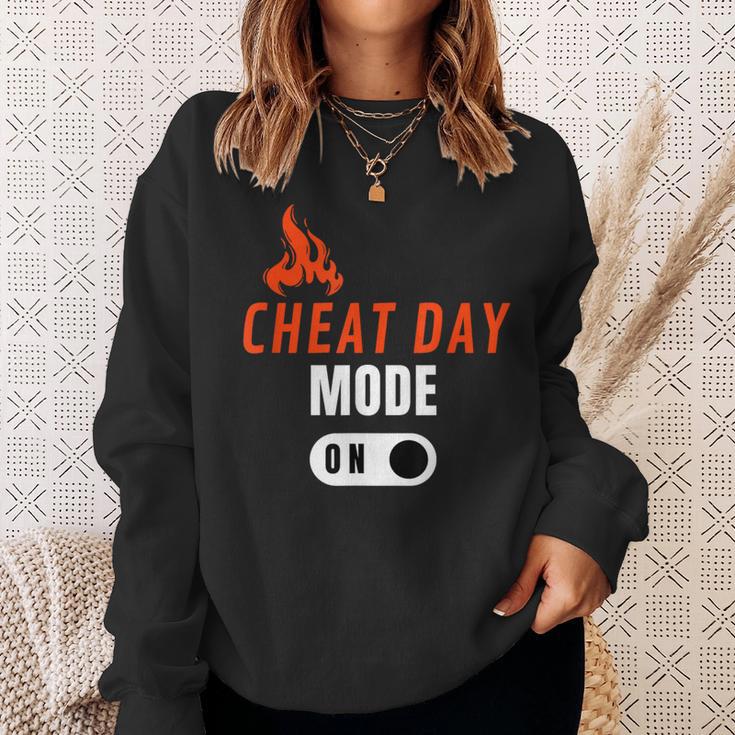 Cheat Day 高カロリー おもしろダイエット スウェットシャツ 彼女への贈り物