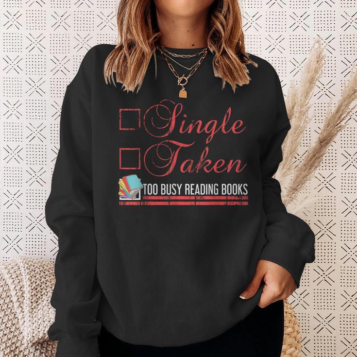 Checklist For Busy Reading Books Bookworm Sweatshirt Gifts for Her