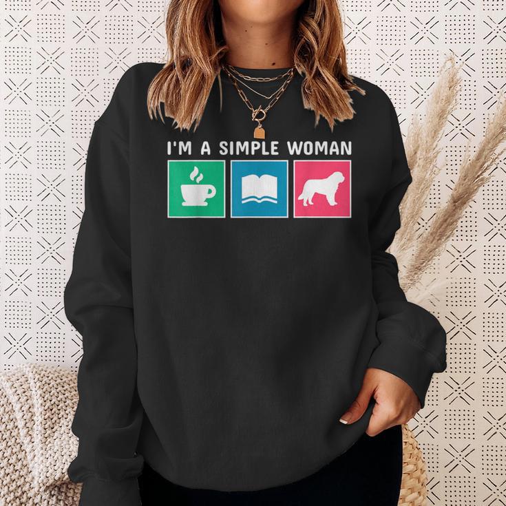 Coffee Books And Saint Bernard Dog Men Women Kids Sweatshirt Gifts for Her Coffee Books And Saint Bernard Dog Men Women Kids Sweatshirt Gifts for Her